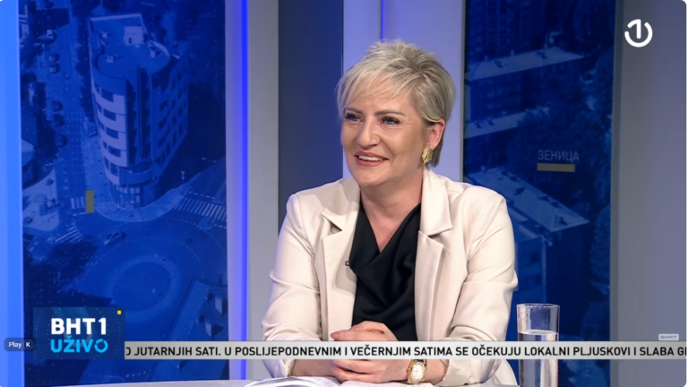 Gostovanje direktorice Ustanove za socijalno zbrinjavanje, odgoj i obrazovanje – Sarajevo na BHT1