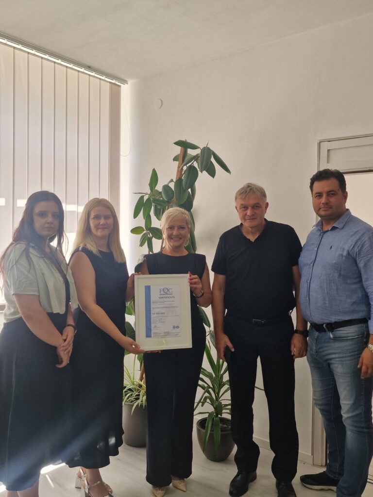 Ustanova za socijalno zbrinjavanje, odgoj i obrazovanje – Sarajevo certifikovana prema standardu ISO 9001:2015